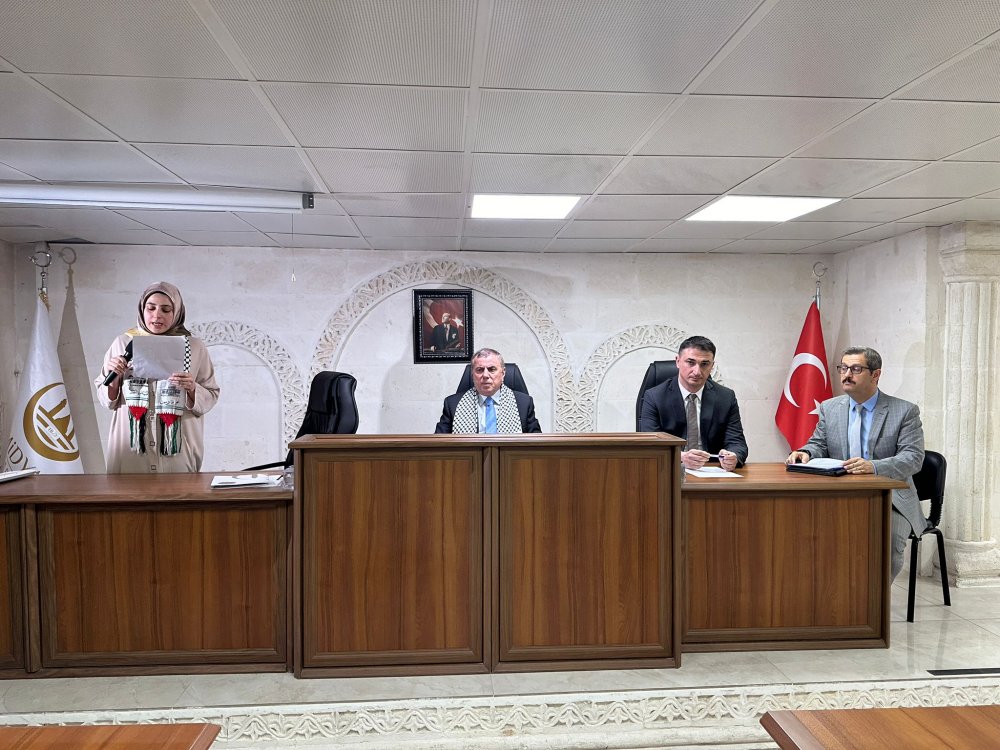 Midyat Belediye Meclisinden, “Filistin’e Destek, İsrail’e Tepki”