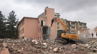 Eski hastane yıkımı yeni  adliye yapımı